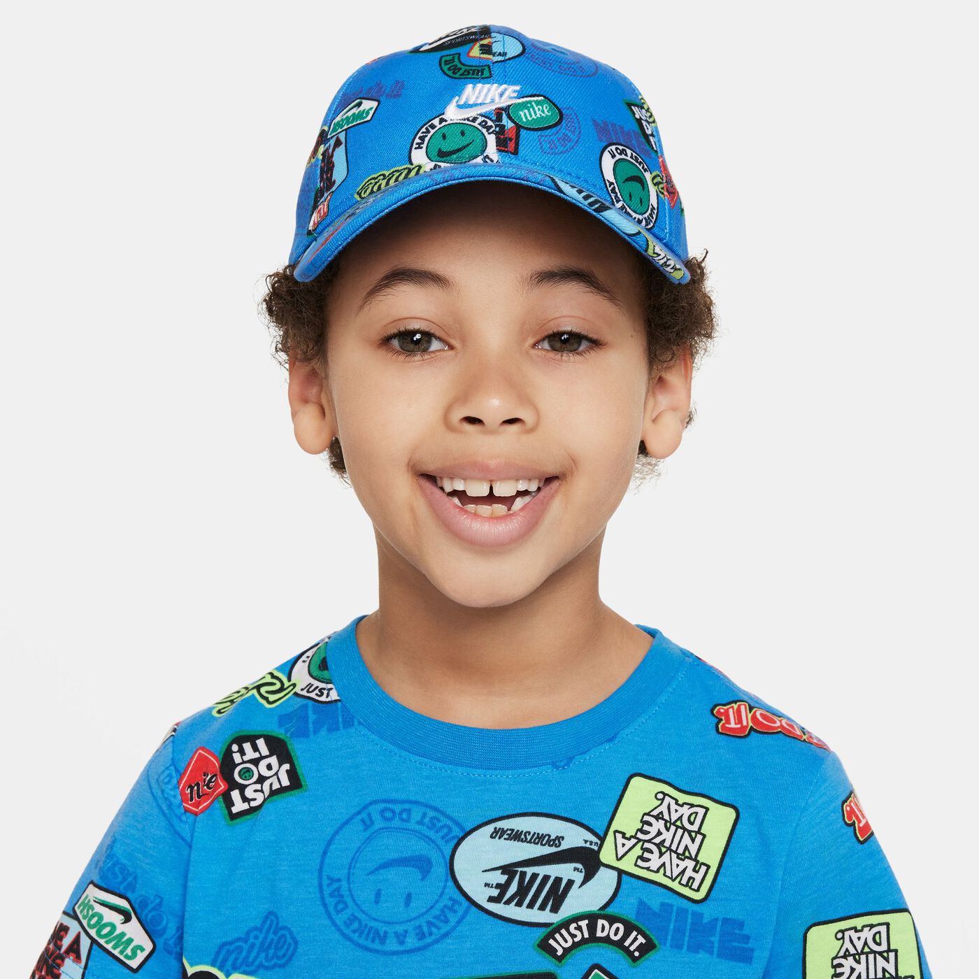 Kids' Printed Curved Brim Cap