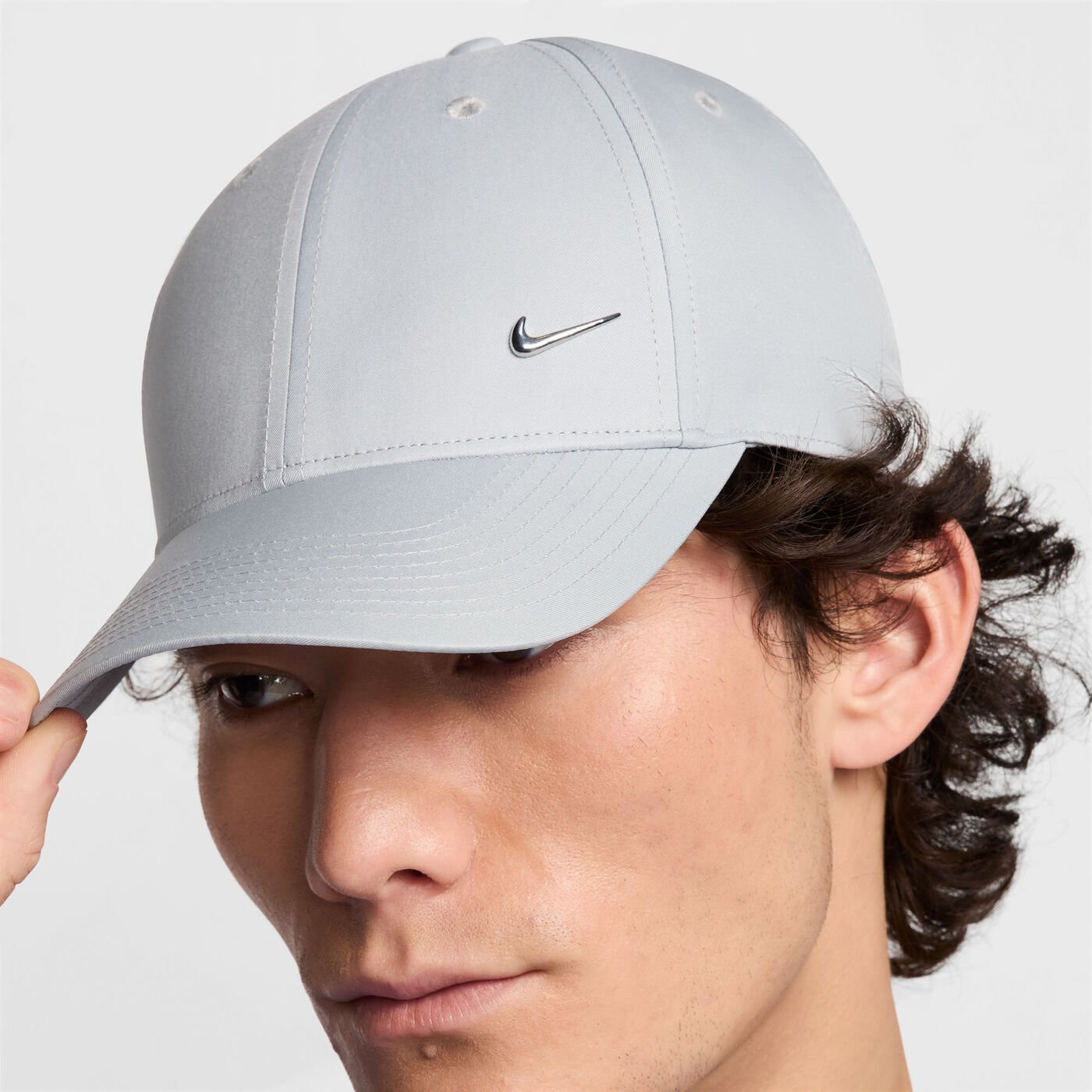 Club Structured Metal Swoosh Cap