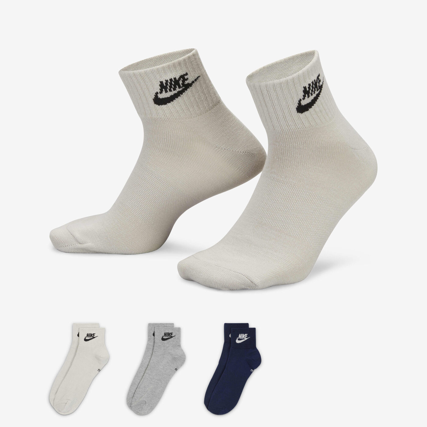 Everyday Essential Ankle Socks (3 Pairs)