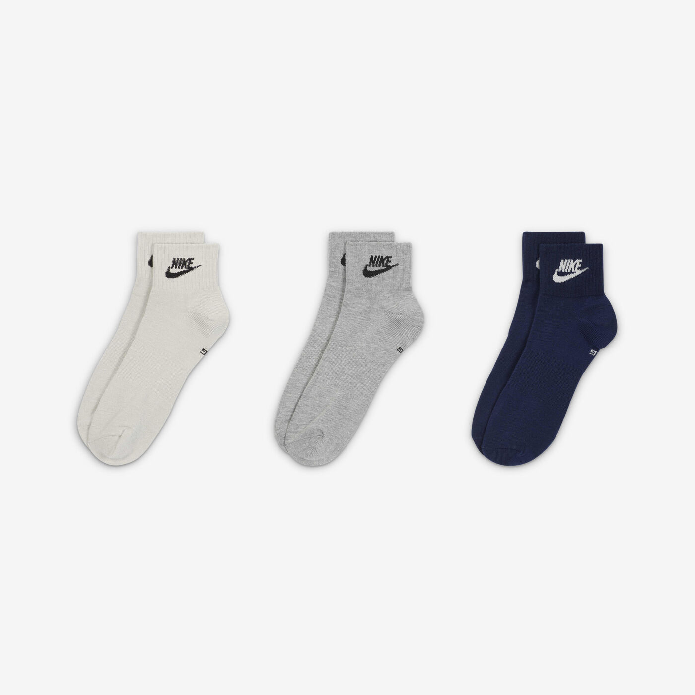 Everyday Essential Ankle Socks (3 Pairs)