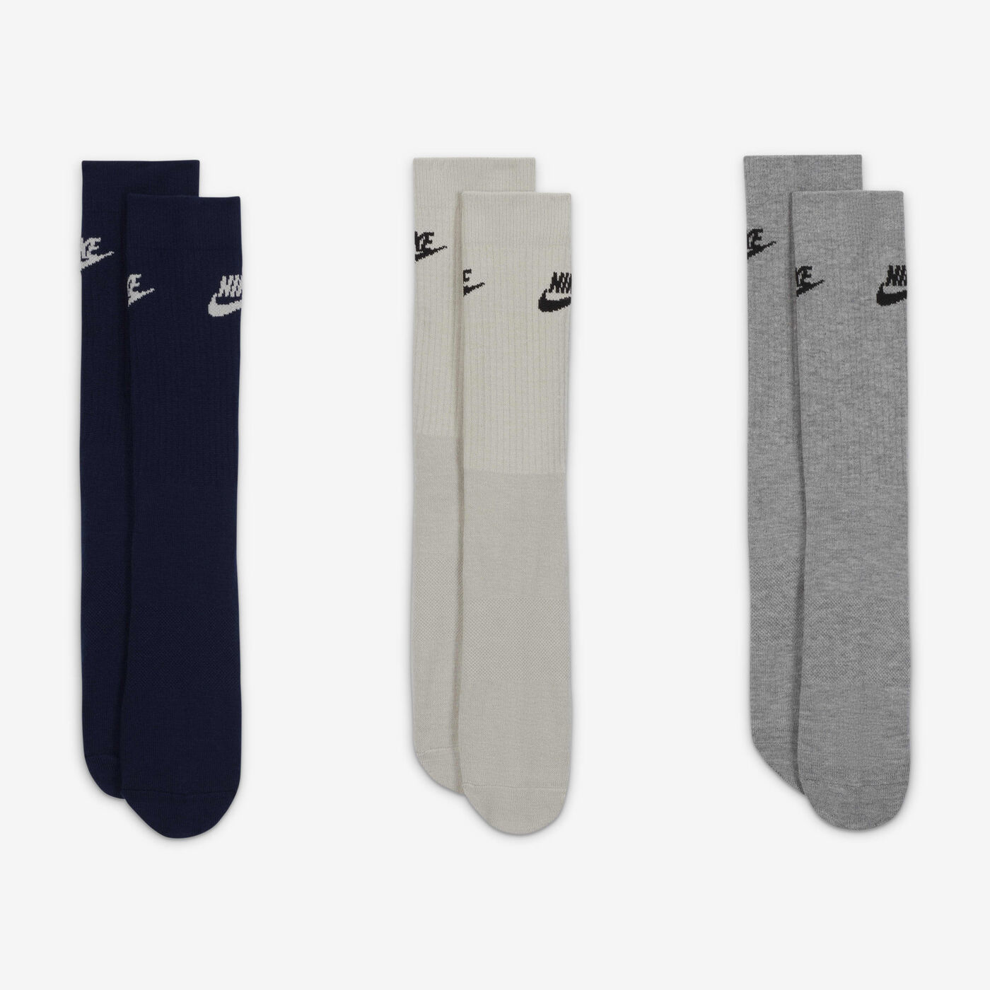 Sportswear Everyday Essential Crew Socks (3 Pairs)