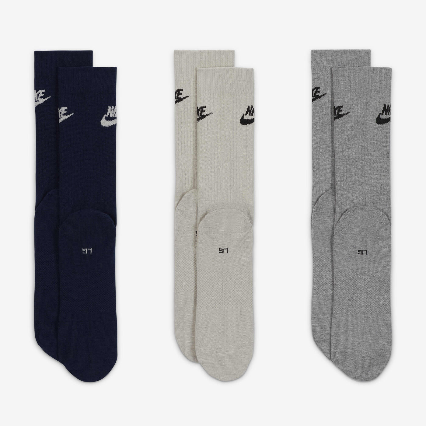 Sportswear Everyday Essential Crew Socks (3 Pairs)