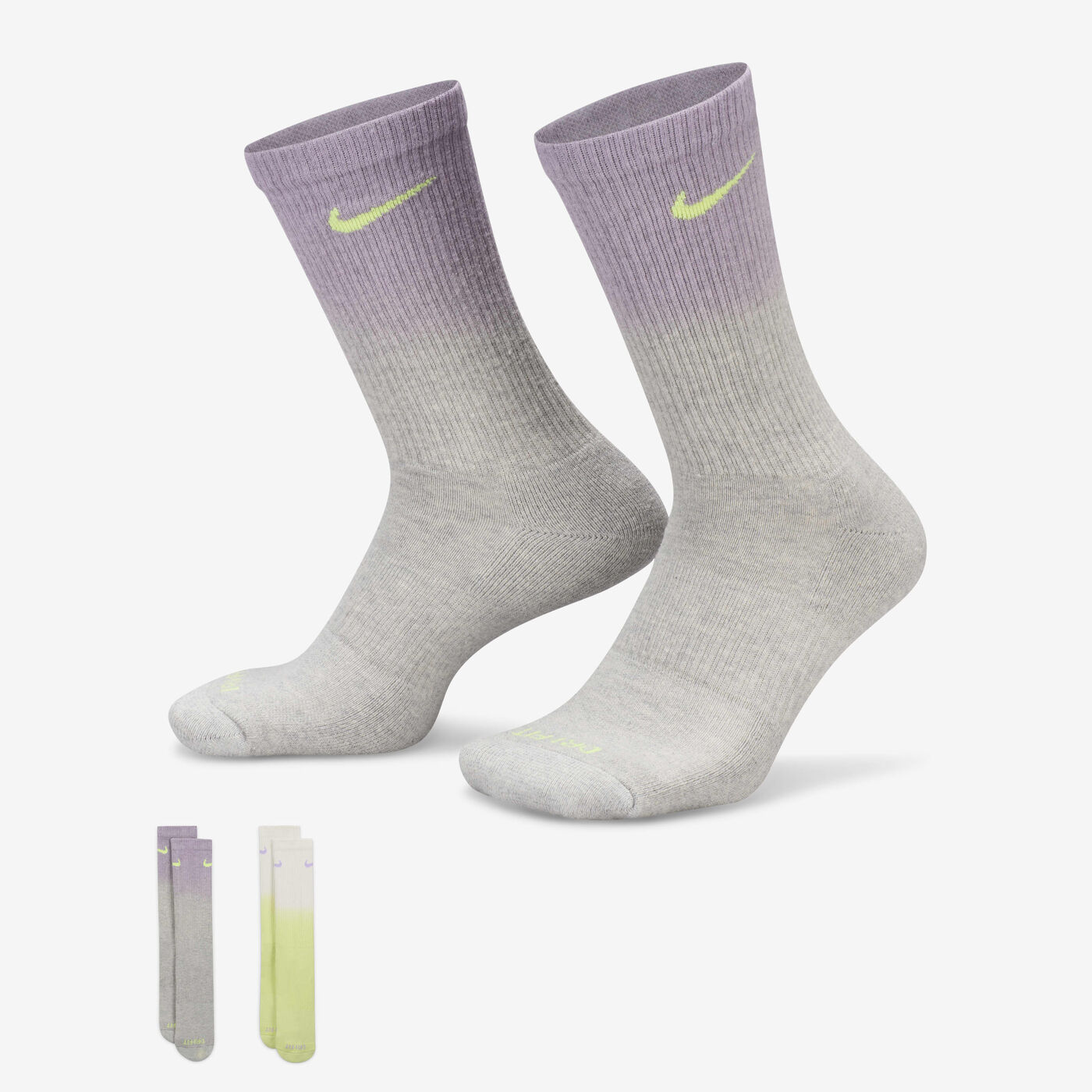 Everyday Plus Cushioned Crew Socks (2 Pairs)