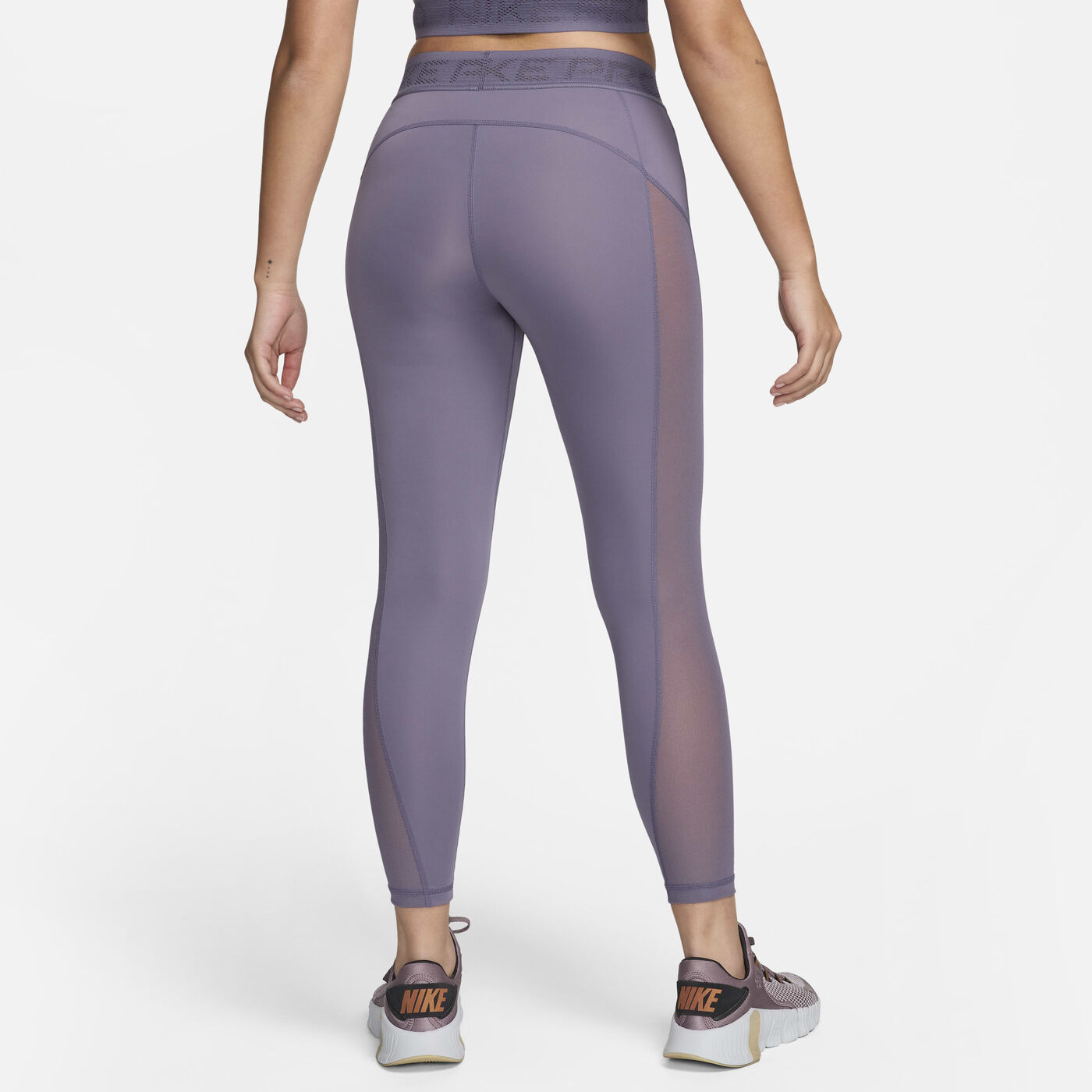 Women's Pro Mid-Rise Mesh-Panelled Leggings