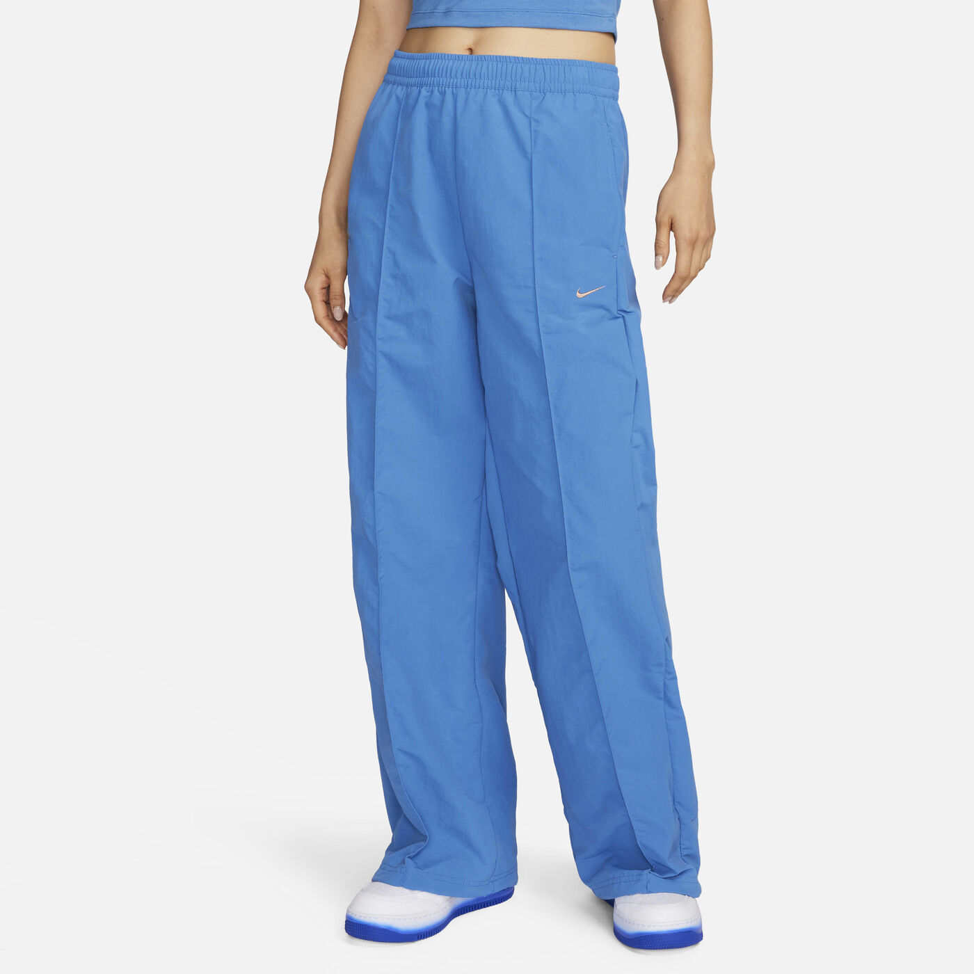 Women's Sportswear Everything Mid-Rise Open-Hem Trousers