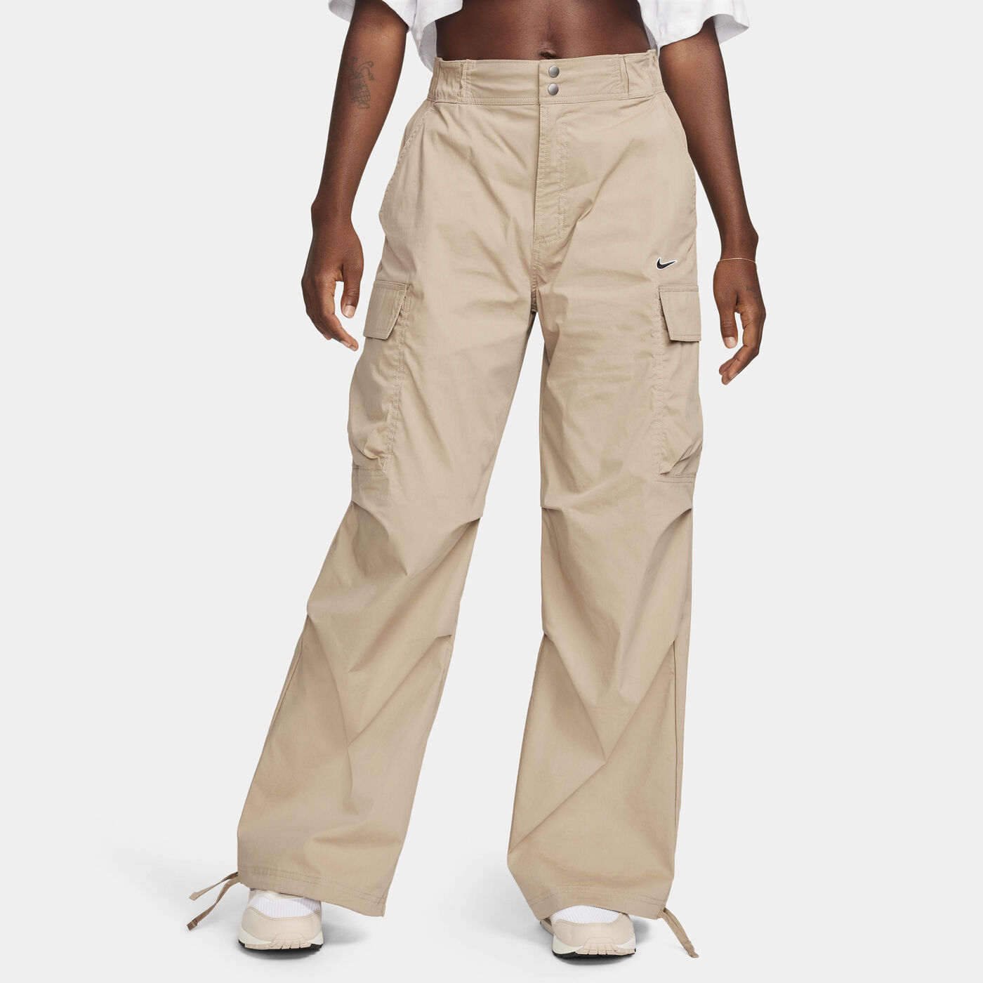 Women's Sportswear High-Waisted Cargo Trousers