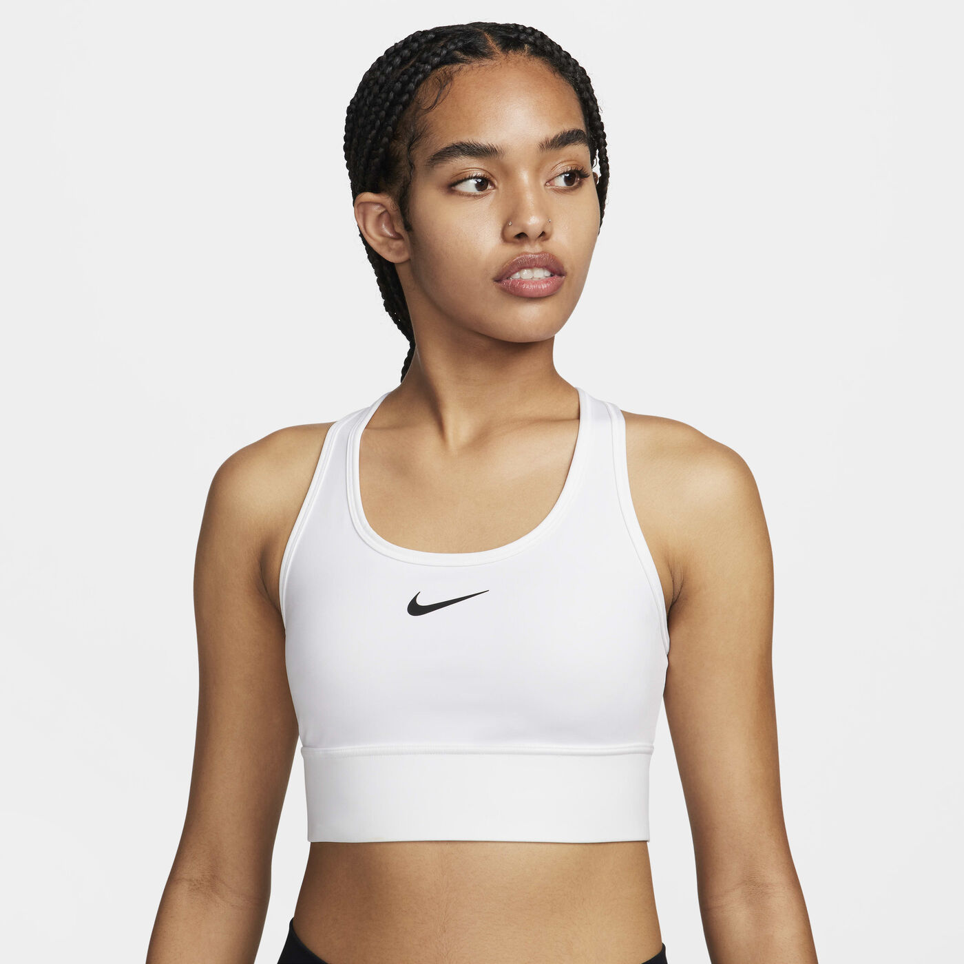 Women's Swoosh Medium-Support Padded Longline Sports Bra