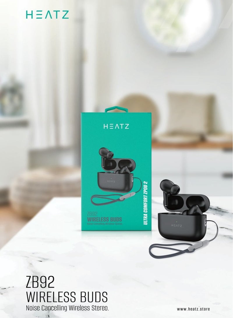 Heatz Earloop ZB92 True Wireless Stereo Earbuds