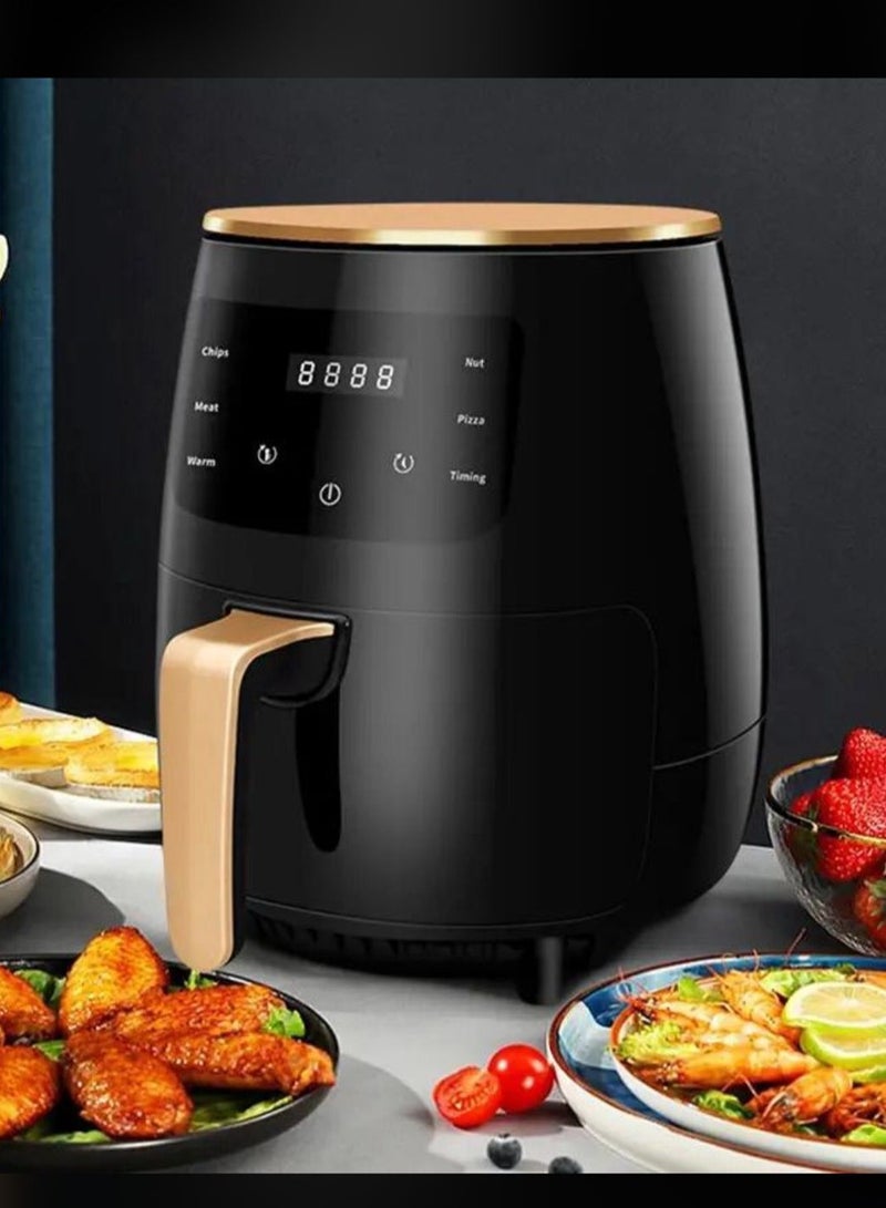 4500ml Air Fryer 1400W Oven Electric Hot Air Fryers Oven Oilless Cooker with LCD Screen Temp Time Control Nonstick Basket