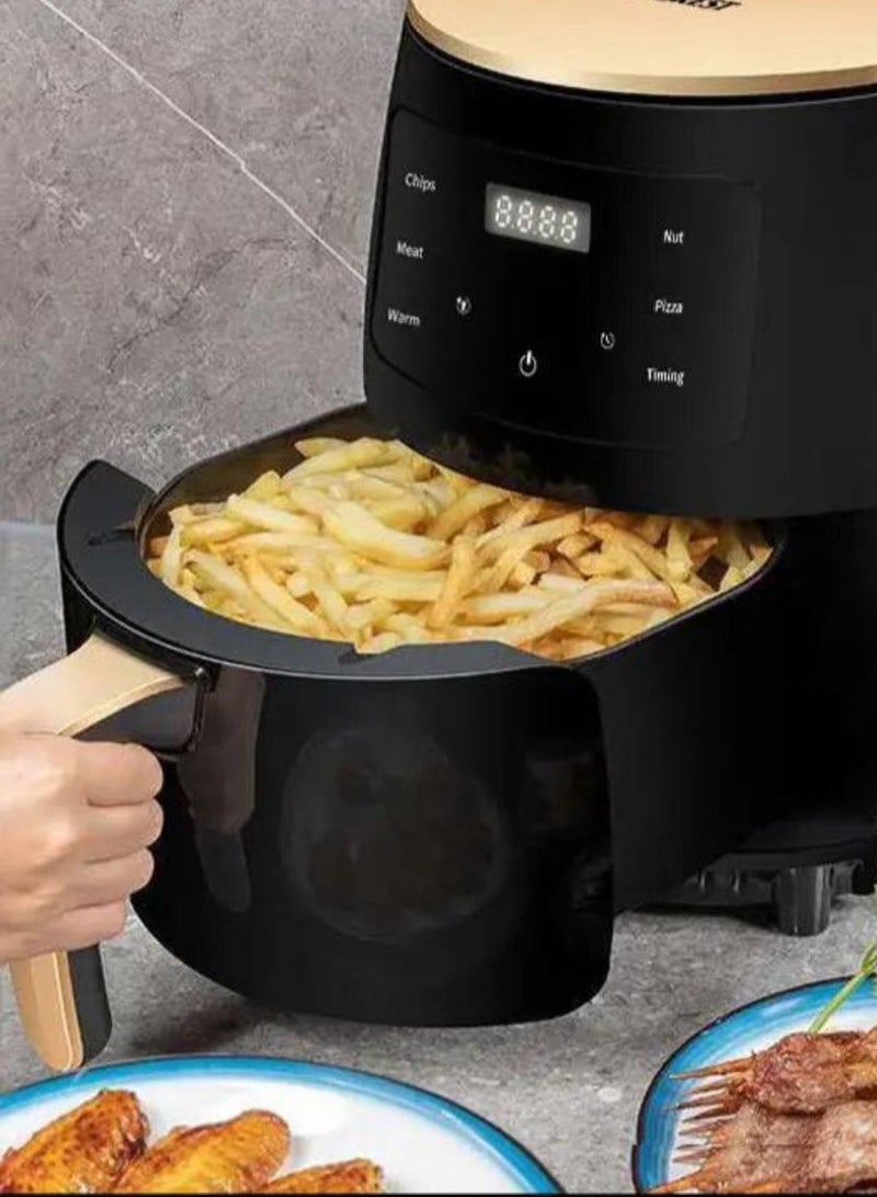 4500ml Air Fryer 1400W Oven Electric Hot Air Fryers Oven Oilless Cooker with LCD Screen Temp Time Control Nonstick Basket