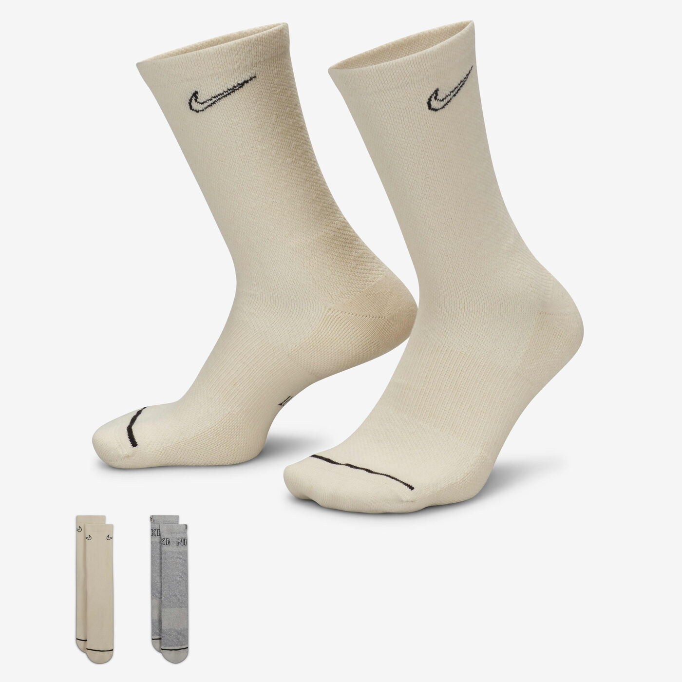 Everyday Plus Cushioned Crew Socks (2 Pairs)