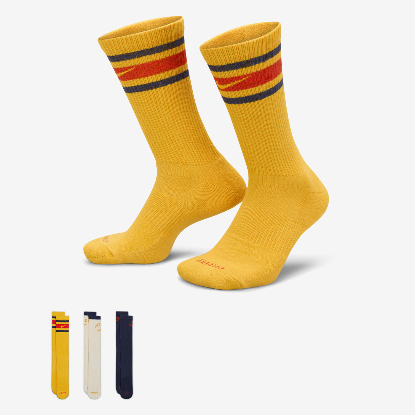 Everyday Plus Cushioned Crew Socks (3 Pairs)