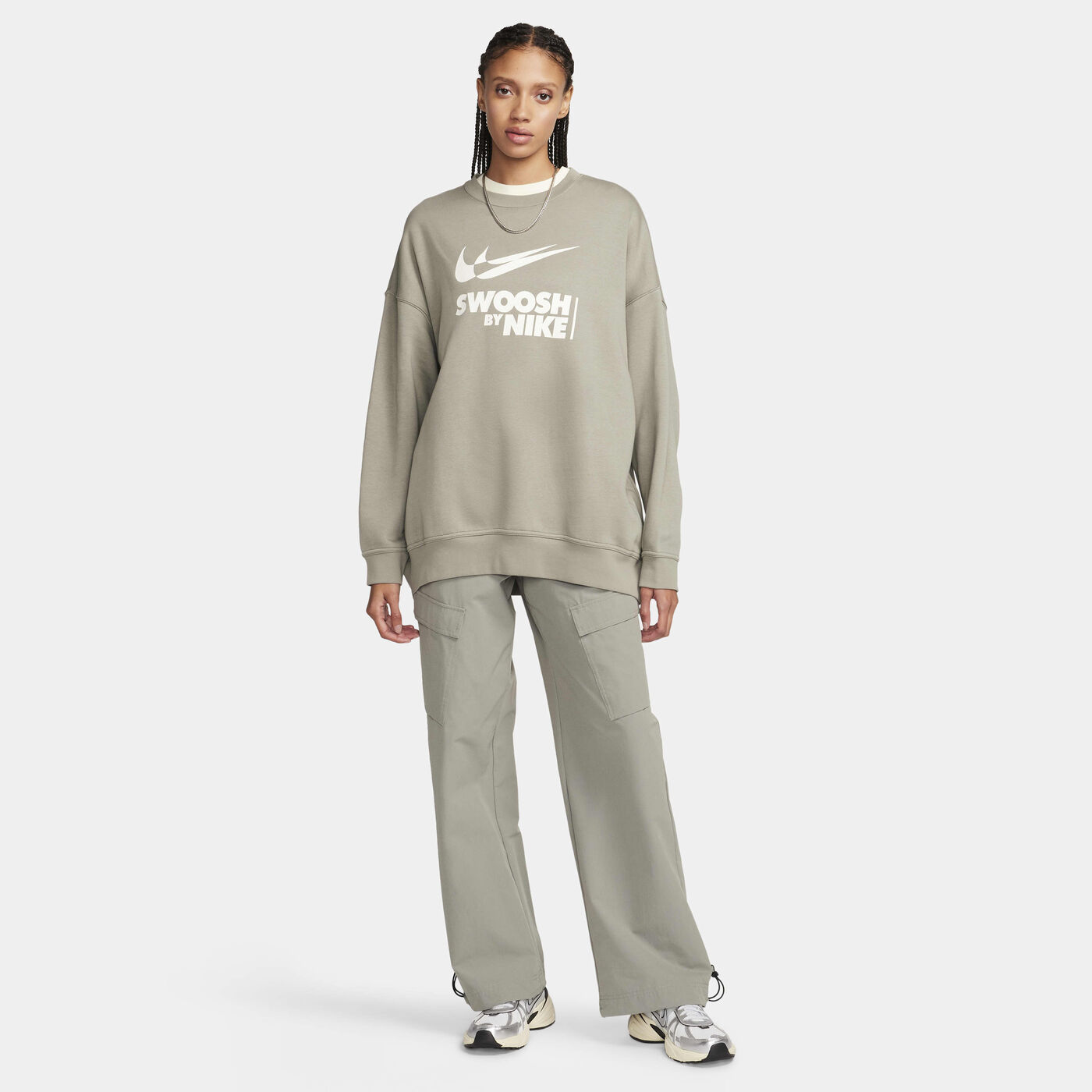 Women's Sportswear Oversized Fleece Sweatshirt