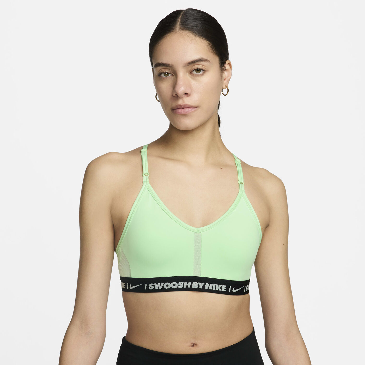 Women's Indy Light-Support Padded V-Neck Sports Bra