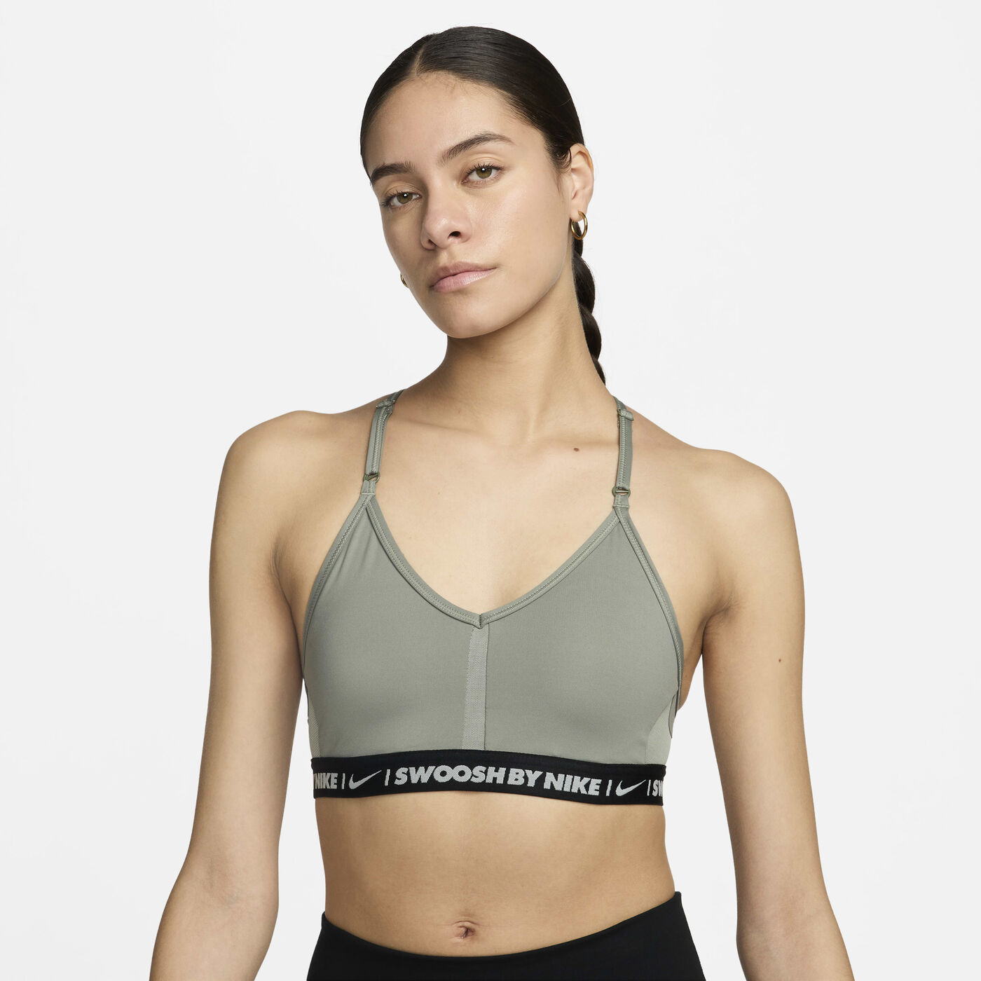 Women's Indy Light-Support Padded V-Neck Sports Bra