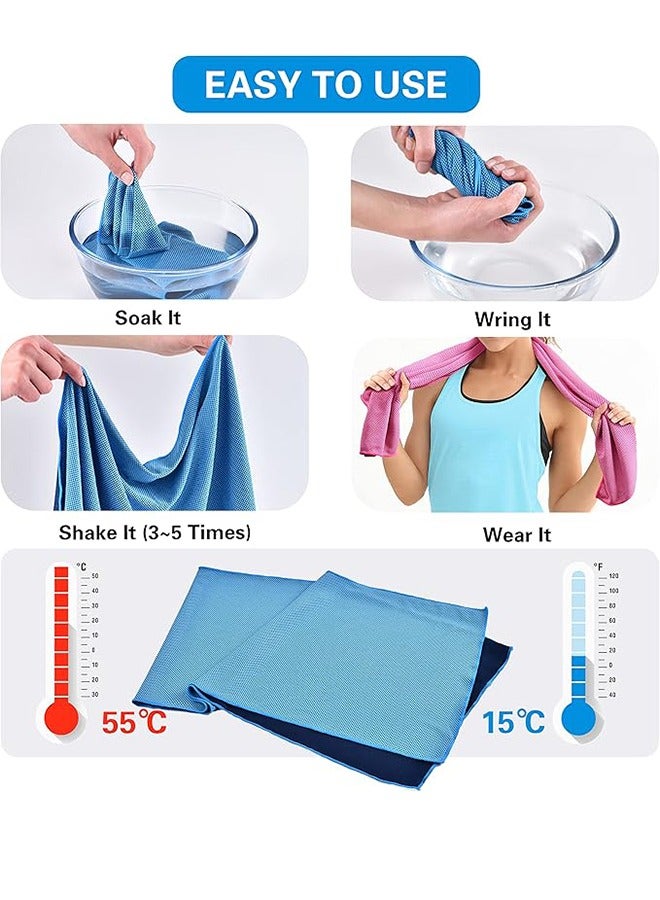 Cooling Towels - 4 Pack Cooling Towels (40