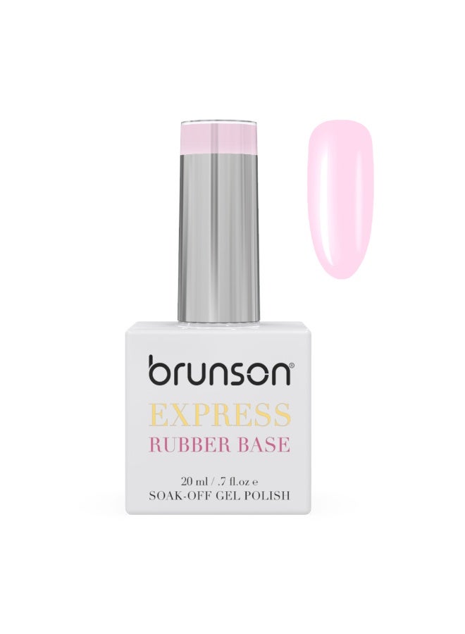 Rubber Base Gel Nail Polish 20Ml - French Rubber Base Coat Long-Lasting, Durable And Chip-Resistant Nail Strengthener Gel Nail Polish Base Coat For Manicure And Pedicure