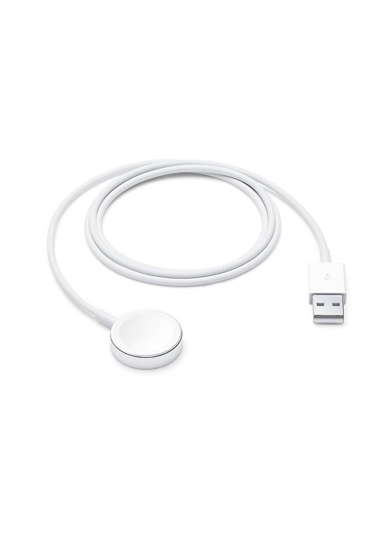 Magnetic Charging Cable Charger For Apple Watch White