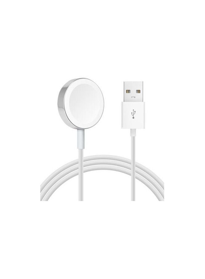 Magnetic Charging Cable Charger For Apple Watch White