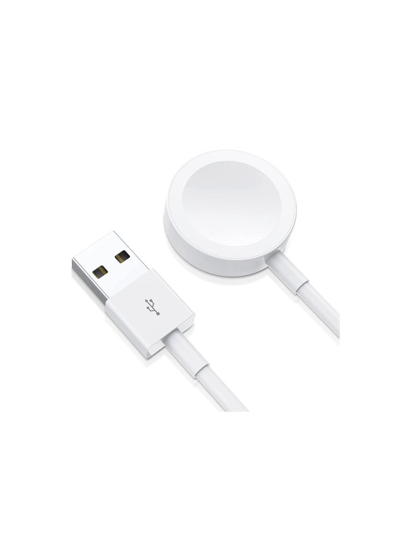 Magnetic Charging Cable Charger For Apple Watch White