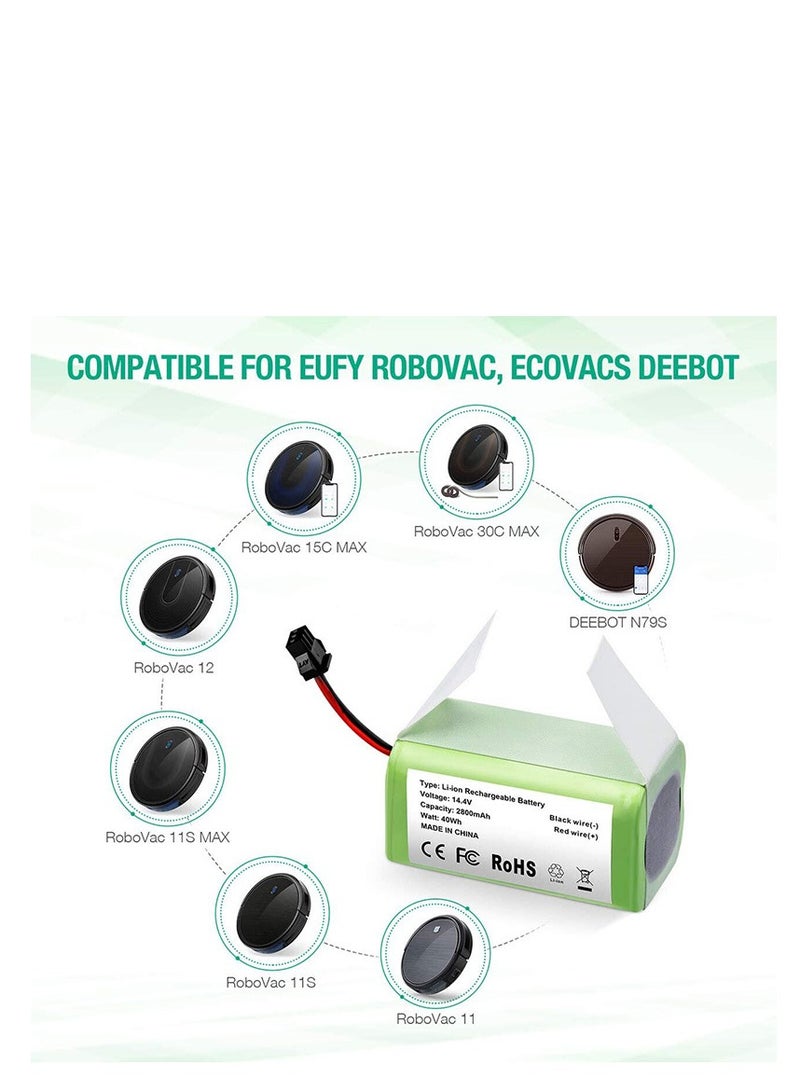 Replacement Battery Compatible With Robovac (2800mAh)