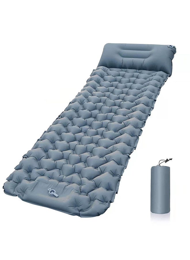 Lightweight Camping Mat with Air Pillow Portable Air Mattress Waterproof Backpacking Sleeping Pad