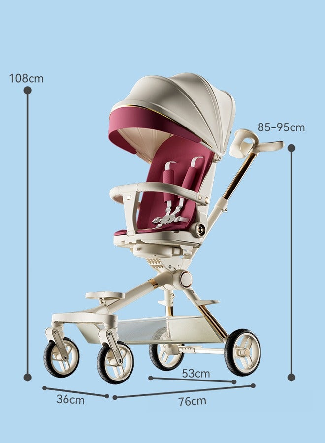 Travel Stroller Infant Stroller Reclining Foldable Stroller Lightweight Stroller