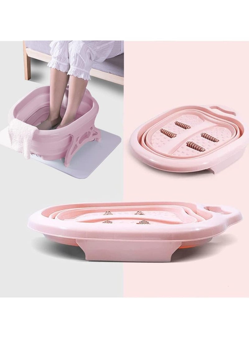 Large Foldable Foot Soaking Tub Bucket Feet Bath Spa Pedicures Bucket Feet Bath Pool