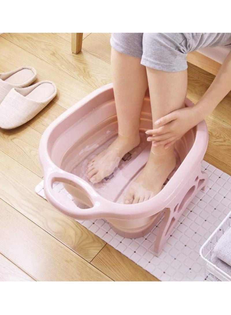 Large Foldable Foot Soaking Tub Bucket Feet Bath Spa Pedicures Bucket Feet Bath Pool