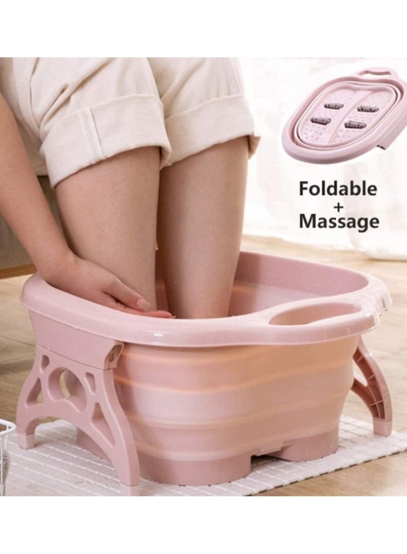 Large Foldable Foot Soaking Tub Bucket Feet Bath Spa Pedicures Bucket Feet Bath Pool