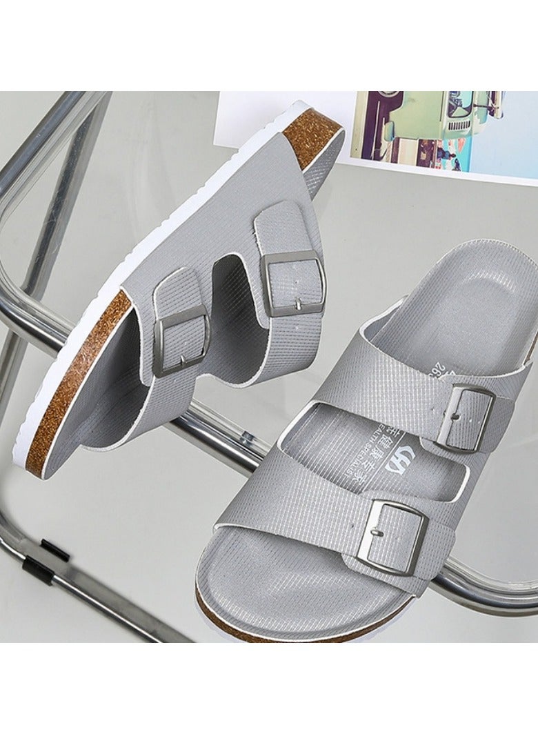 New Soft Sole Anti slip Leather Slippers