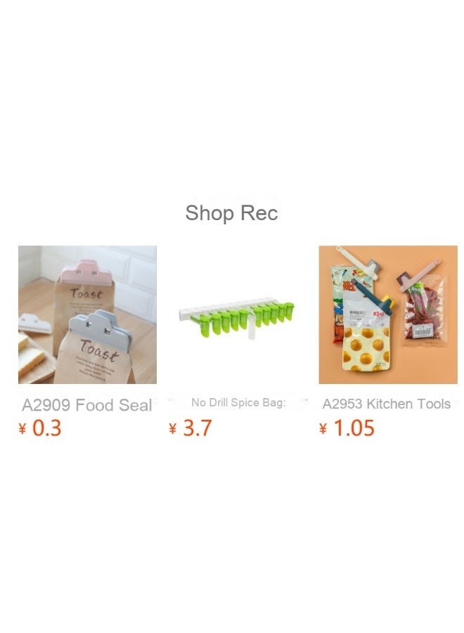 Food Sealing Clips Air-Tight Seal Multi-Functional Sealing Clip Food Preservation Sealing Clip Tea Moisture-Proof Discharge Nozzle Plastic Bag Clip Sealing, Outflow Spout 4-Piece Set