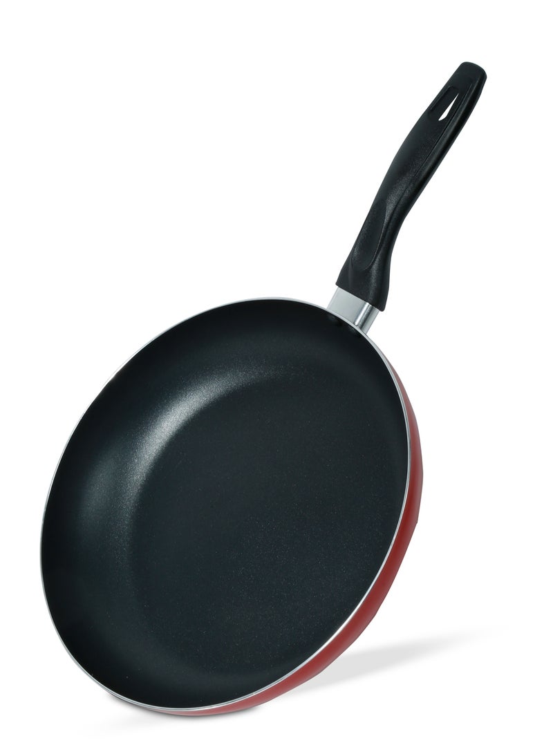 Premium Nonstick Fry Pan with Lid 28cm – Ergonomic Handle & Dishwasher Safe