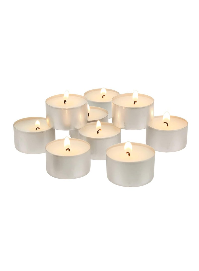 100-Piece Candle White/Silver 38mm