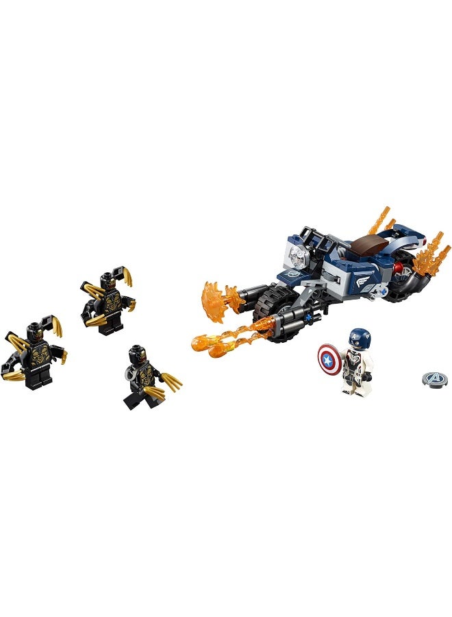 LEGO Marvel Avengers Captain America: Outriders Attack 76123 Building Kit (167 Pieces)