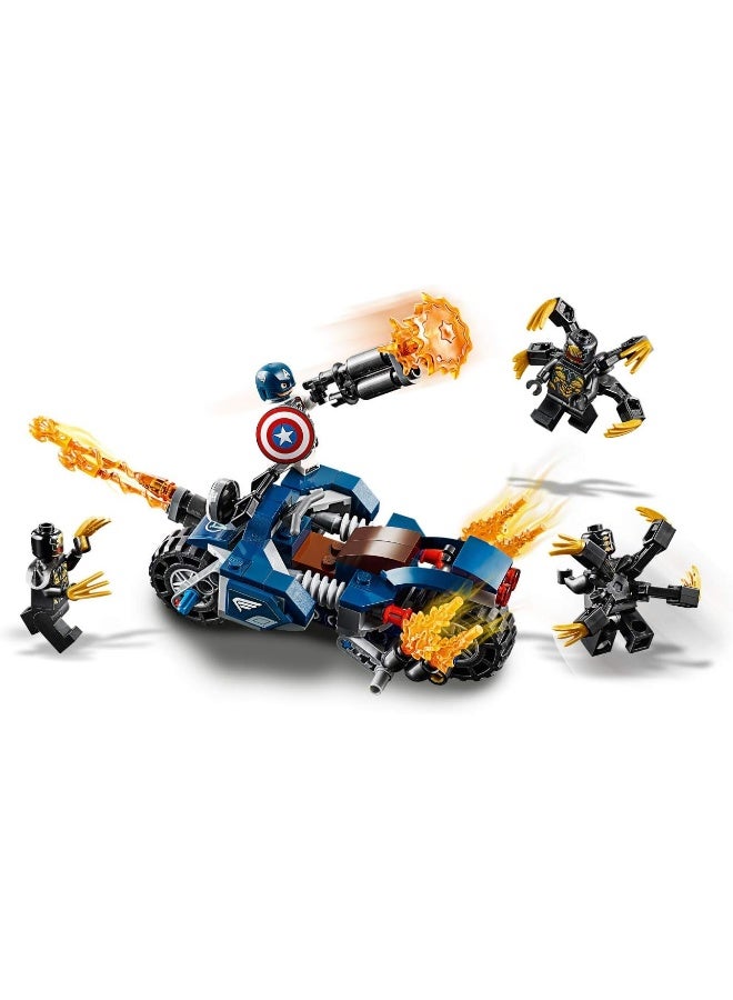 LEGO Marvel Avengers Captain America: Outriders Attack 76123 Building Kit (167 Pieces)