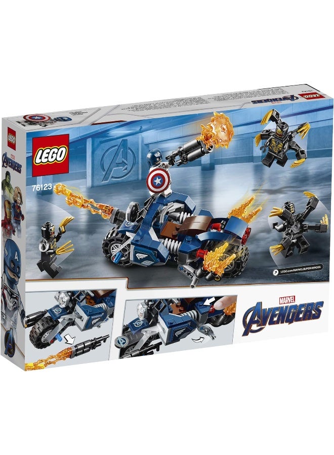 LEGO Marvel Avengers Captain America: Outriders Attack 76123 Building Kit (167 Pieces)