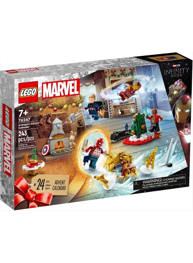 LEGO Marvel Avengers 2023 Advent Calendar Building Toy Sets 76267 (243 Pieces)