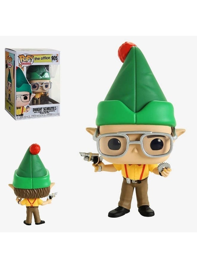 The Office - Dwight Schrute as Elf Funko Pop! Vinyl Figure (Bundled with Compatible Pop Box Protector Case)