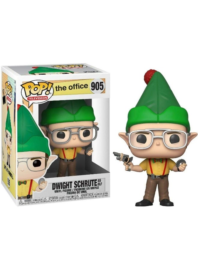 The Office - Dwight Schrute as Elf Funko Pop! Vinyl Figure (Bundled with Compatible Pop Box Protector Case)