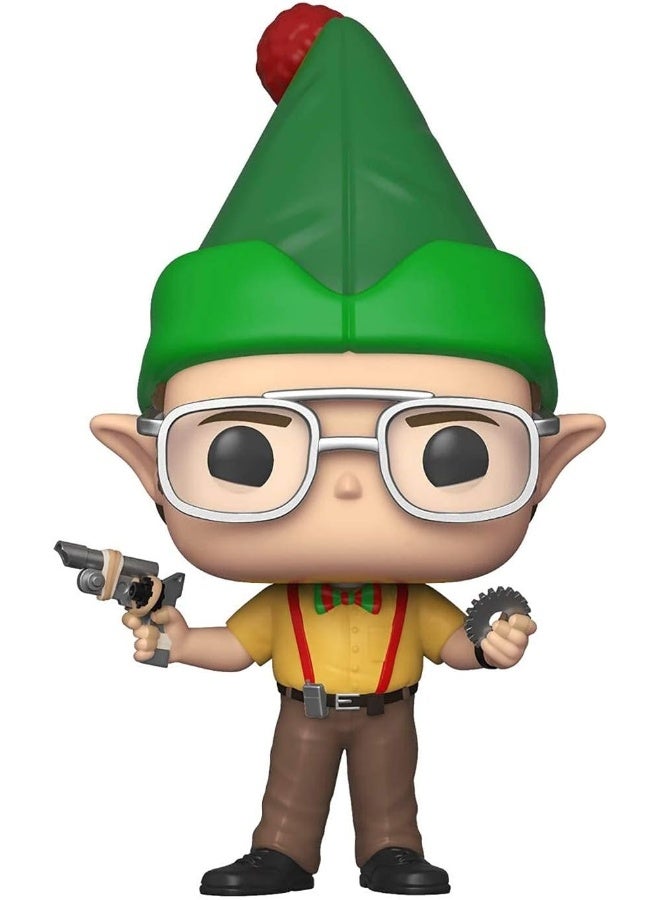 The Office - Dwight Schrute as Elf Funko Pop! Vinyl Figure (Bundled with Compatible Pop Box Protector Case)