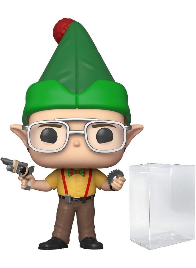 The Office - Dwight Schrute as Elf Funko Pop! Vinyl Figure (Bundled with Compatible Pop Box Protector Case)