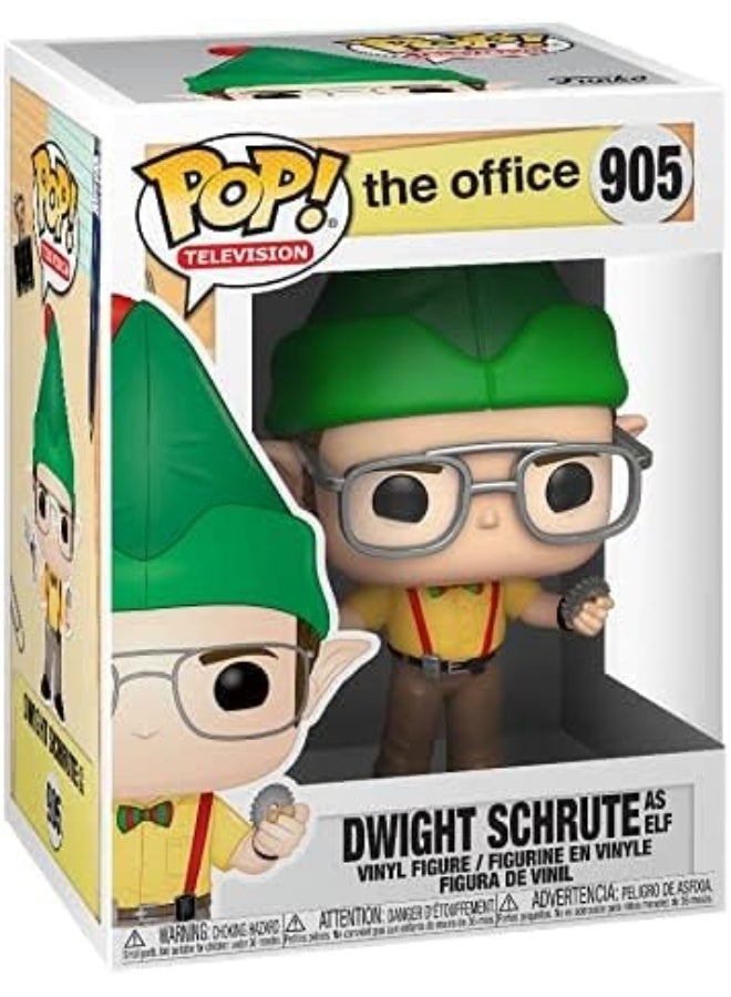 The Office - Dwight Schrute as Elf Funko Pop! Vinyl Figure (Bundled with Compatible Pop Box Protector Case)