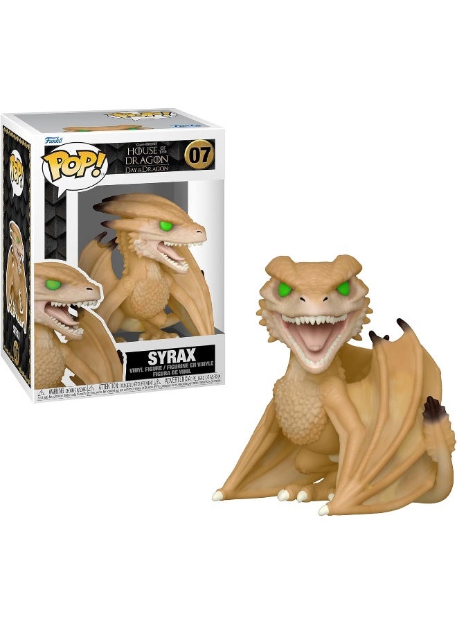 Funko POP! TV: House of The Dragon- Syrax Rhaenyra Targaryen Viserys Targaryen and Otto Hightower