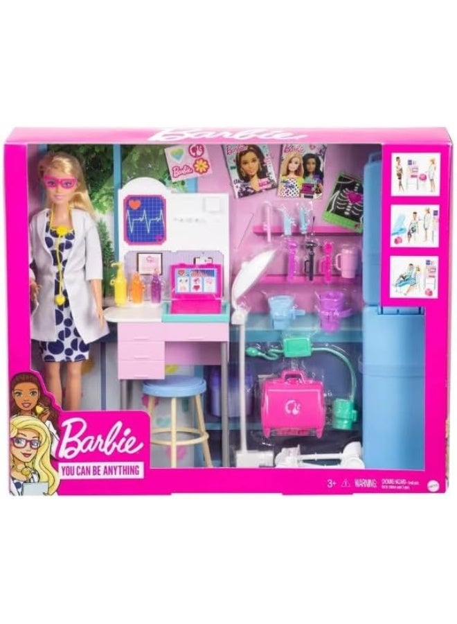 Barbie Doll (Medical Doctor Deluxe Doll Playset)