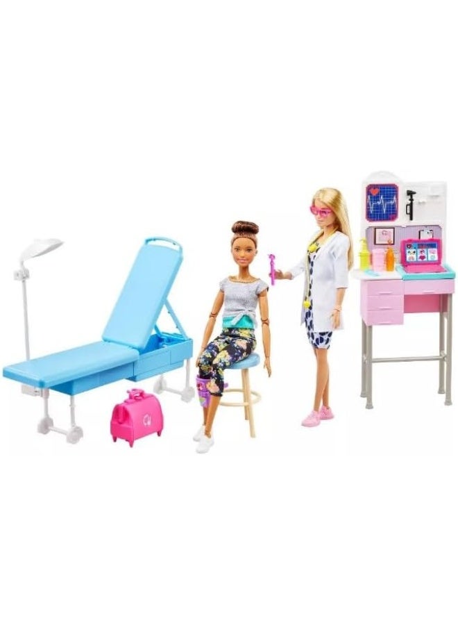 Barbie Doll (Medical Doctor Deluxe Doll Playset)