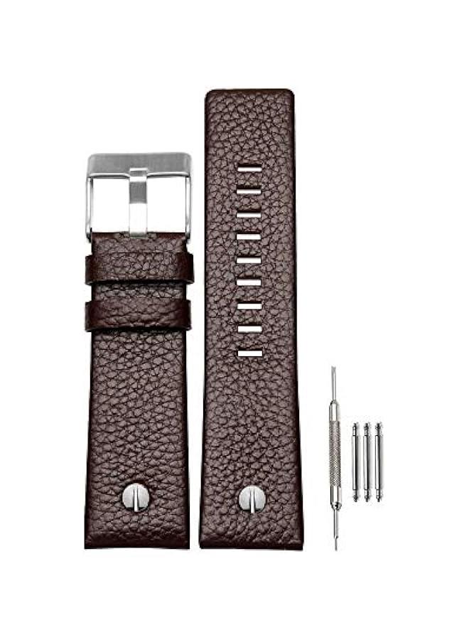 Calfskin Leather Watch Band Suitable for Men's Diesel Watches