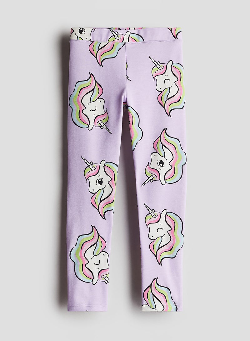 Printed Jersey Leggings