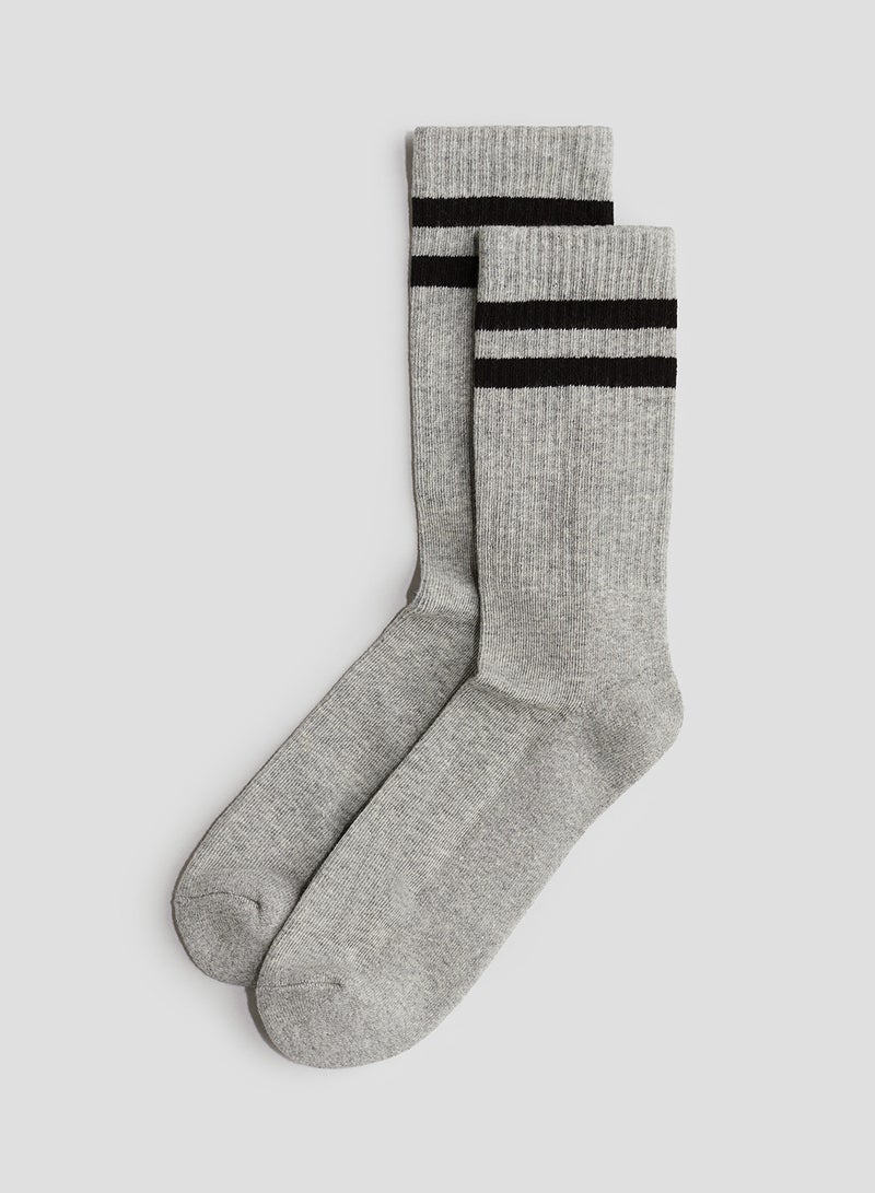 5-Pack Ribbed Socks