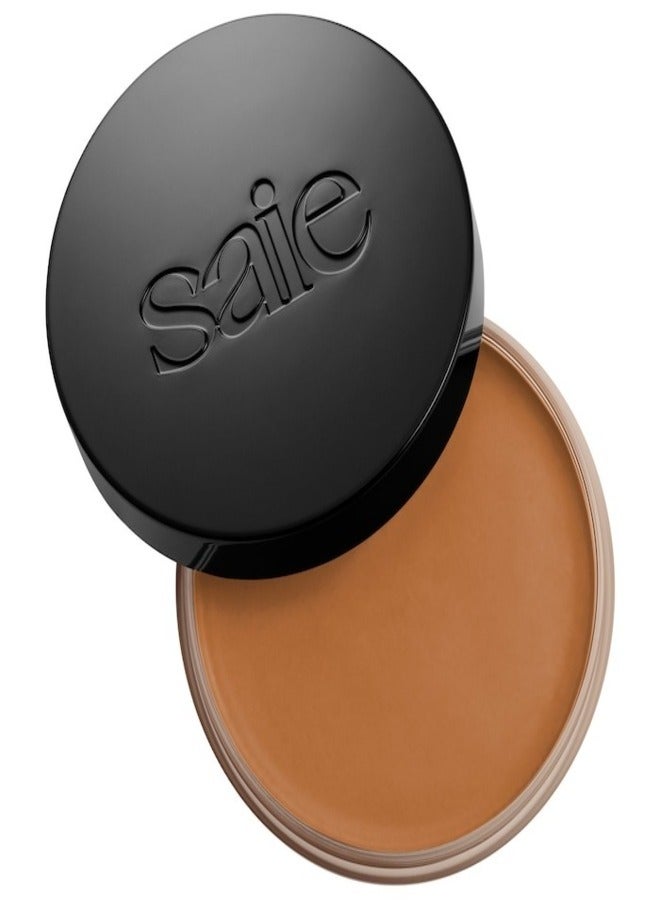 SAIE Sun Melt Natural Cream Bronzer - Light Bronze - a peachy shade for fair skin tones 30ml | Lightweight, Blendable, Sun-Kissed Glow